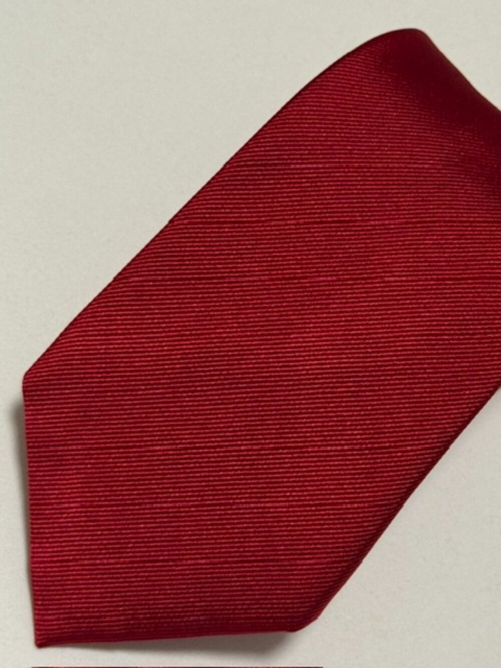 Brioni Solid Red Tie